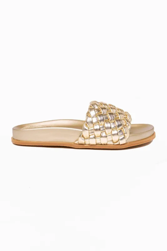 Amor Sandals - Gold sold by Buddy Love