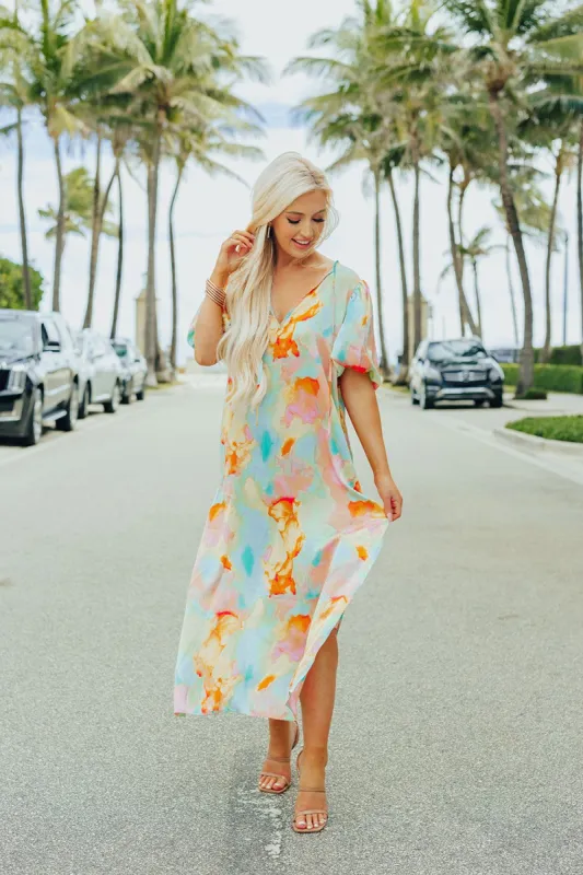 BuddyLove Pamela Caftan Maxi Dress - Sunny Day sold by Buddy Love