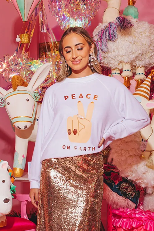 BuddyLove Keith Graphic Sweatshirt - Peace on Earth sold by Buddy Love