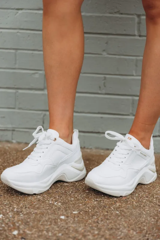 Cher Chunky Sneakers - White sold by Buddy Love