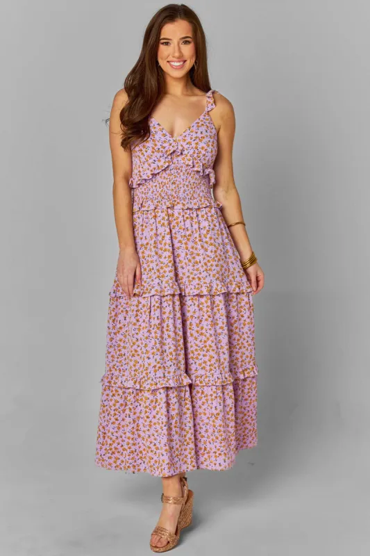 Percy Smocked Maxi Dress - Buttercup sold by Buddy Love