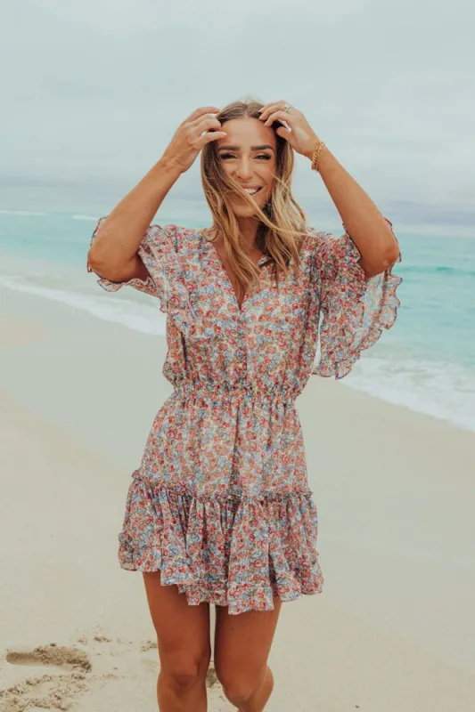 BuddyLove Pollyanna Elastic Waist Mini Dress - Field sold by Buddy Love