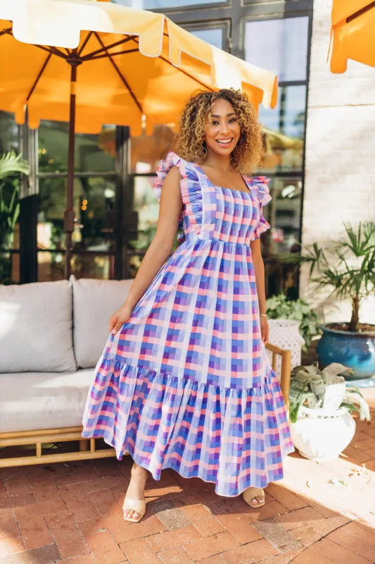 BuddyLove Tate Ruffle Maxi Dress - Picnic sold by Buddy Love