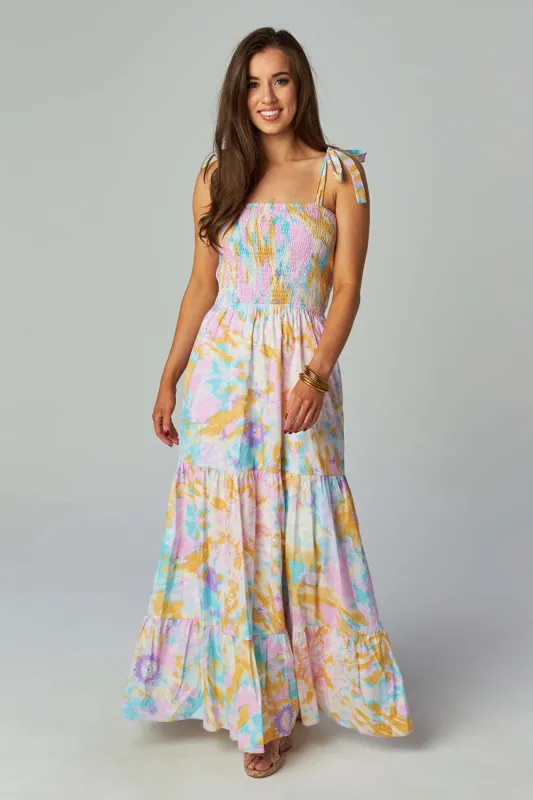 BuddyLove Stephanie Tie Shoulder Maxi Dress - Daffodil sold by Buddy Love