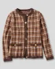 Appleseeds Women's Tweed Cardigan Sweater - Red - XL - Misses sold by Buff