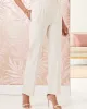 Appleseeds Women's Look-of-Linen Straight Leg Pull-On Pants - Tan - 3X - Womens Plus sold by Buff