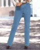 Appleseeds Women's DreamFlex Comfort-Waist Classic Straight Jeans - Blue - 12 - Misses sold by Buff