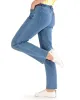 Appleseeds Women's DreamFlex Comfort-Waist Classic Straight Jeans - Blue - 12 - Misses sold by Buff