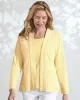 Appleseeds Women's Coastal Cotton Striped Cardigan  - Multi - XL - Misses sold by Buff