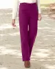 Appleseeds Women's DreamFlex Color Comfort-Waist Relaxed Straight Leg Jeans - Purple - 18P - Petite sold by Buff