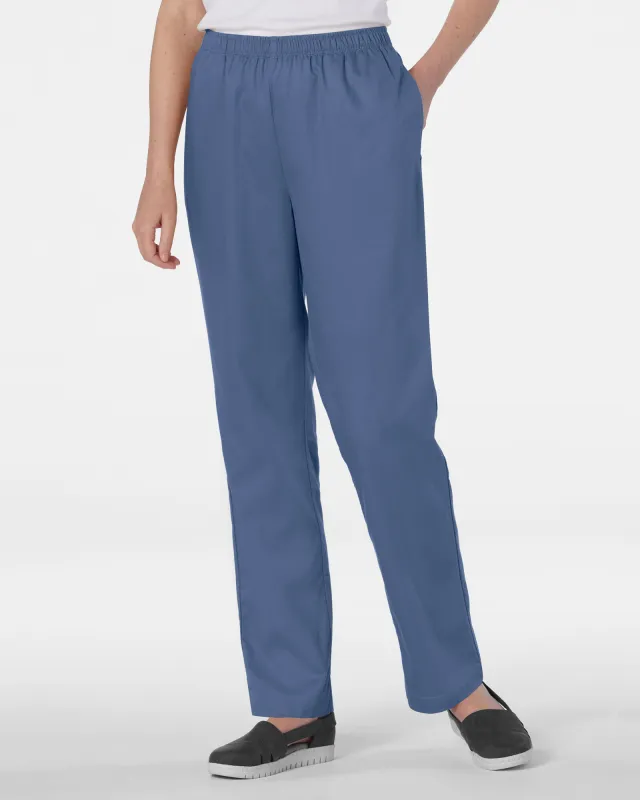 Appleseeds Women's Tencel/Cotton Easy Color Pants - Blue - PSS - Petite Short sold by Buff