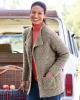 Appleseeds Women's Luxe Bouclè Open Cardigan - Yellow - S - Misses sold by Buff