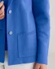 Appleseeds Women's Bayside Cotton Sweater Blazer - Blue - M - Misses sold by Buff