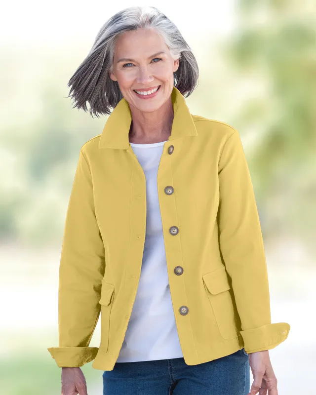 Appleseeds Women's Dennisport Anywhere Jacket - Yellow - 1X - Womens Plus sold by Buff
