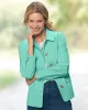 Appleseeds Women's Dennisport Anywhere Jacket - Green - PL - Petite sold by Buff