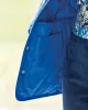 Appleseeds Women's Collarless Quilted Jacket - Blue - M - Misses sold by Buff