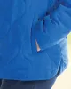 Appleseeds Women's Collarless Quilted Jacket - Blue - M - Misses sold by Buff