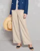 Appleseeds Women's Linen-Blend Solid Pants - Tan - PXL - Petite sold by Buff