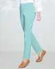 Appleseeds Women's Dennisport Easy Pull-On Chinos - Blue - 12 - Misses sold by Buff