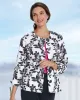 Appleseeds Women's Look of Linen Floral Jacket - Multi - L - Misses sold by Buff