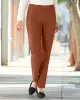 Appleseeds Women's SlimSation® Tapered-Length Pants - Brown - 4PS - Petite Short sold by Buff