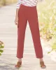 Appleseeds Women's Everyday Knit Utility Ankle Pants - White - S - Misses sold by Buff