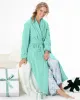 Appleseeds Women's Fleece Wrap Robe - Green - XL - Misses sold by Buff