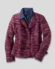Appleseeds Women's Fringed Tweed Jacket - Purple - 14 - Misses sold by Buff