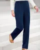Appleseeds Women's Washable Gabardine Pull-On Pants - Grey - 12 - Misses sold by Buff