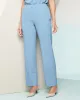 Appleseeds Women's Look-of-Linen Straight Leg Pull-On Pants - Blue - 2X - Womens Plus sold by Buff