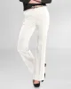 Appleseeds Women's Washable Gabardine Fly-Front Pants - Ivory - 16PS - Petite Short sold by Buff