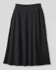 Appleseeds Women's Everyday Knit Solid Skirt - Black - PL - Petite sold by Buff