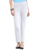 Appleseeds Women's SlimSation® Ankle Pants - White - 16PS - Petite Short sold by Buff