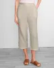 Appleseeds Women's Nantucket Textured-Cotton Capris - Tan - PXL - Petite sold by Buff