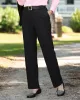 Appleseeds Women's Washable Gabardine Fly-Front Pants - Black - 4PS - Petite Short sold by Buff