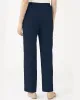 Appleseeds Women's Washable Gabardine Fly-Front Pants - Black - 4PS - Petite Short sold by Buff