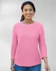 Appleseeds Women's Ottoman-Rib Pullover - Ivory - PXL - Petite sold by Buff