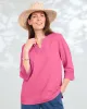 Appleseeds Women's Easy Breezy Lace-Trim Tunic - Pink - PXL - Petite sold by Buff