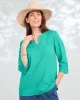 Appleseeds Women's Easy Breezy Lace-Trim Tunic - Pink - PXL - Petite sold by Buff