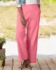 Appleseeds Women's Nantucket Textured-Cotton Pants - Pink - 2X - Womens Plus sold by Buff