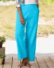 Appleseeds Women's Nantucket Textured-Cotton Pants - Pink - 2X - Womens Plus sold by Buff