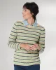 Appleseeds Women's Textured-Stripe Weekend Sweater - Multi - M - Misses sold by Buff