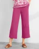 Appleseeds Women's Everyday Knit Wide-Leg Crops - Red - LPS - Petite Short sold by Buff