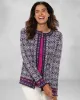 Appleseeds Women's Norwegian Skies Cardigan - Purple - PXL - Petite sold by Buff