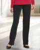 Appleseeds Women's Carefree Knit Relaxed Pull-On Pants - Black - PS - Petite sold by Buff