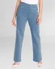 Appleseeds Women's DreamFlex Denim Easy Pull-On Relaxed Straight Leg Jeans - Yellow - 18 - Misses sold by Buff