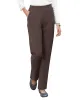 Appleseeds Women's Everyday Knit Straight-Leg Pants - Brown - PS - Petite sold by Buff