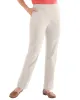 Appleseeds Women's Dennisport Easy Pull-On Chinos - Grey - 10PS - Petite Short sold by Buff