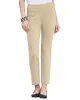 Appleseeds Women's SlimSation® Ankle Pants - Tan - 6 - Misses sold by Buff