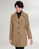 Appleseeds Women's London Fog® Side-Tab Wool Coat - Brown - PXL - Petite sold by Buff